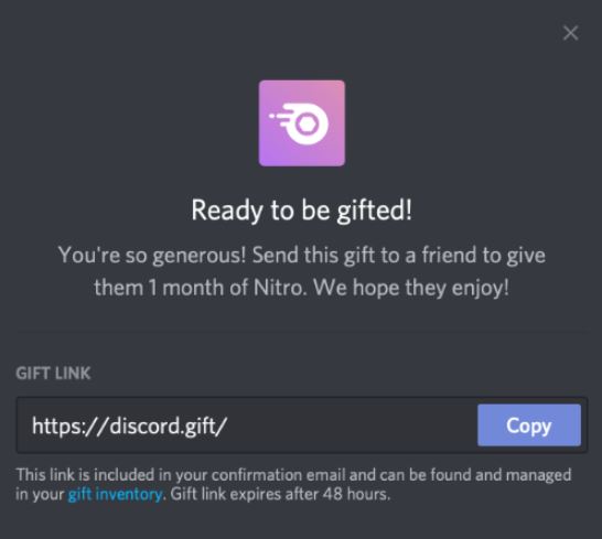 Gifting Games – Discord