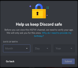 How to make a nsfw channel on discord