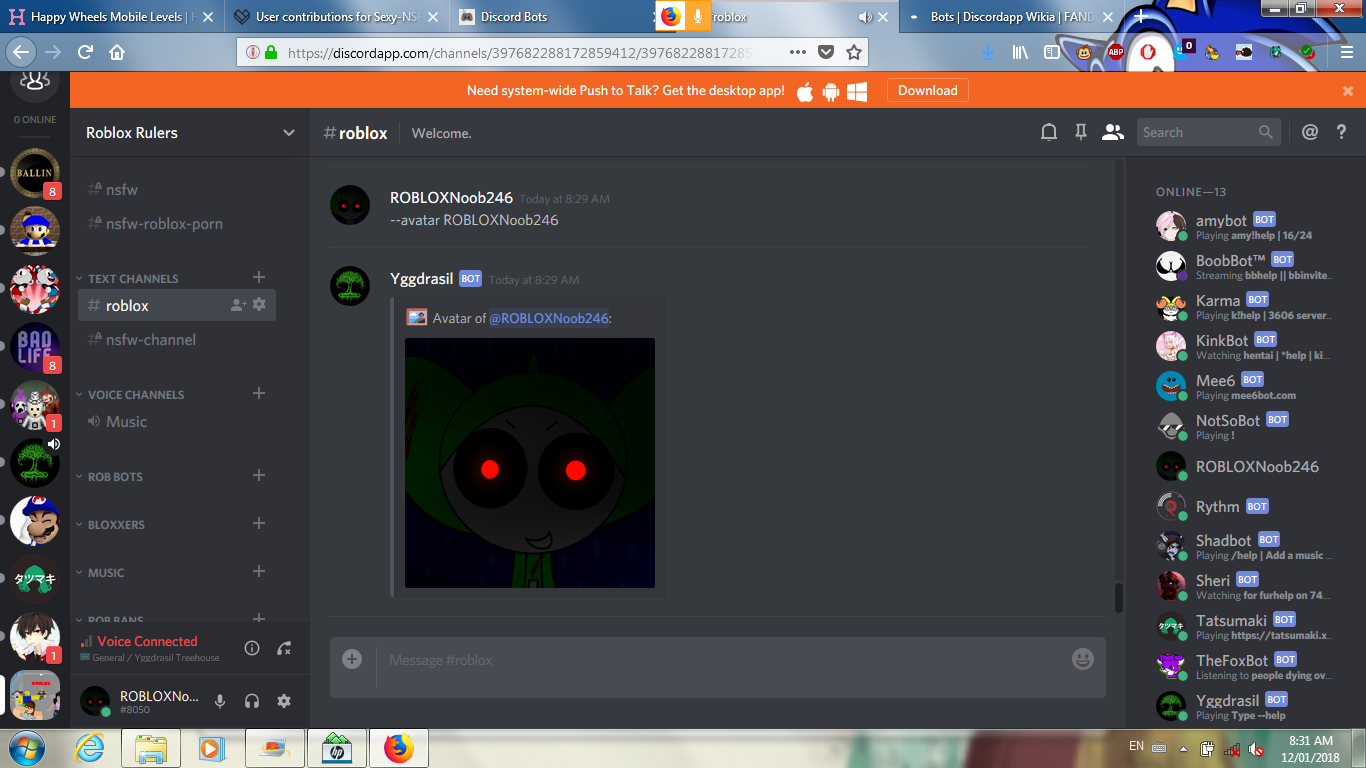 Bots Discordapp Wikia Fandom - discord roblox bots