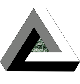 Illuminati triangle eye