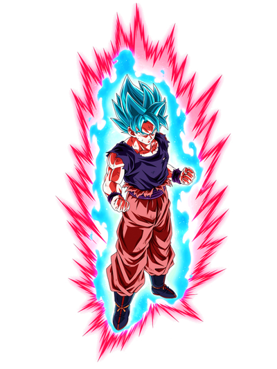 Goku Super Saiyan Blue Kaioken x20 / Surpass Your Limits | Postcard