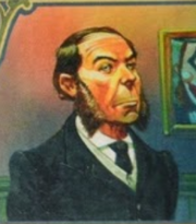 Mavolio Bent as seen on his card in the discworld board game "Discworld: Ankh-Morpork"