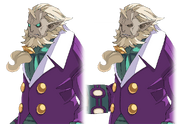 Hugo's busts as they appear in "Disgaea RPG"