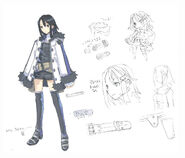 Disgaea 3 Asagi's sketch.