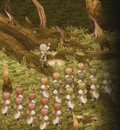 Virunga leads the kidnapped angels at the end of Disgaea D2