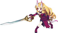 Stella's battle sprite in Disgaea 4: A Promise Revisited.