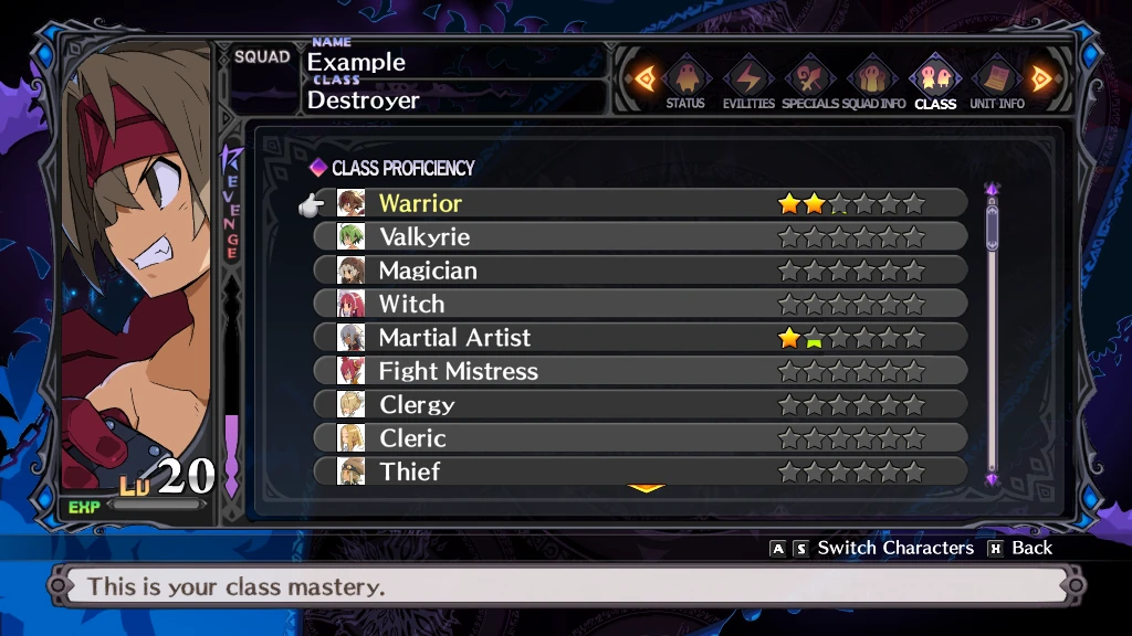 Class Proficiency | Disgaea Wiki | Fandom