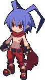 Laharl's sprite in Disgaea D2 and 5