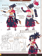 Concept art of Fuji from Disgaea 7: Vows of the Virtueless.