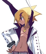 Axel's bust in Disgaea 2