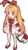 Sprite featuring Fallen Angel Flonne from Disgaea D2: A Brighter Darkness.