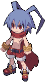 Laharl's sprite in Disgaea 1 Complete and Disgaea 4