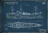 贾思敏·考德温号的设计图