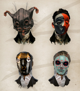 Aristocrats mask concept art
