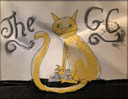 Emily's Golden Cat drawing.