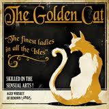 Ein Werbeplakat der Golden Cat