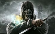 Корво на обложке (Dishonored)