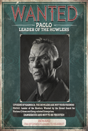 Paolo Wanted Poster