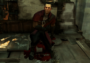 Daud after being defeated by Corvo.