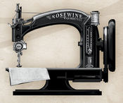 Sewing machine rosewine