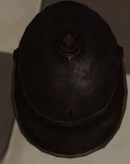 Офицерский шлем, вид сверху.