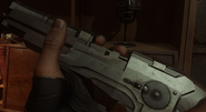 Corvo's pistol at the beginning of Dishonored 2.