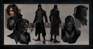 Concept art of Corvo.