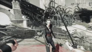 《耻辱2》中黛利拉·考伯斯朋的死亡动画（GIF）