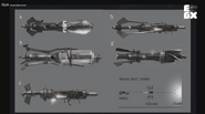 Concept art for the howling bolt.