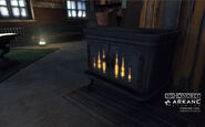 哈夫洛克房间里的暖炉