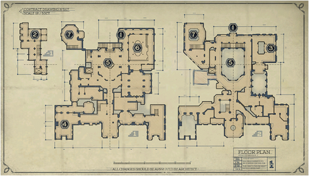 Map interior bunker secret room is