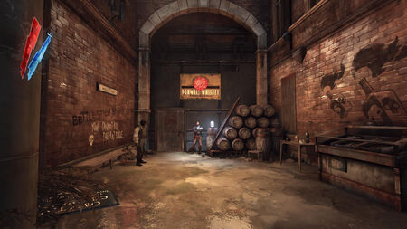 Dishonored Dunwall Distillery entrance