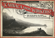 An advertisement for Karnaca in The Brigmore Witches.