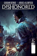 Comic2, Cover B.jpg (73 KB) Corvo on the cover of the second Dishonored comic.