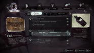 The mission menu.