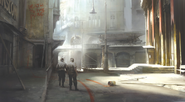 A concept painting of two Grand Guards.