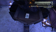 Daud places the tarot card on the shrine.