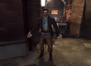 A Bottle Street Gang thug informs Corvo of Slackjaw's interest in meeting him.