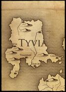Tyvia map