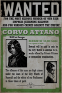 Corvo Wanted Poster All Crimes