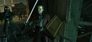 Daud with Corvo's equipment.