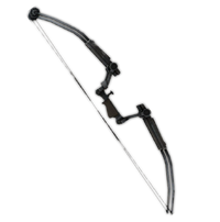 A compound bow.