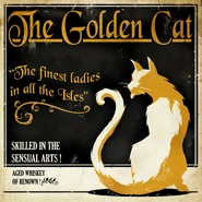 A poster advertising the Golden Cat.