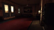 Pratchett's bedroom on the third floor.
