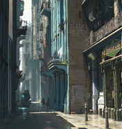 Karnaca in The Art of Dishonored 2.