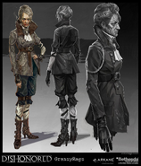 Concept art of Granny Rags.