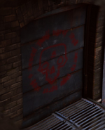 A graffiti found in Slaughterhouse Row.