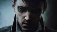 The Outsider as he appears in the trailer for Dishonored: Death of the Outsider.