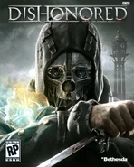 Corvo, as seen on the Dishonored box art.