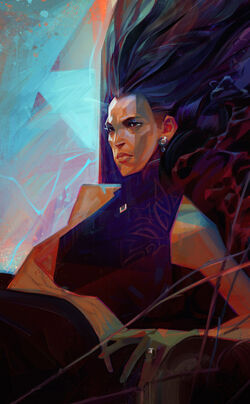 Artwork Female Thug Portrait 2, Dishonored 2, Arkane Studios